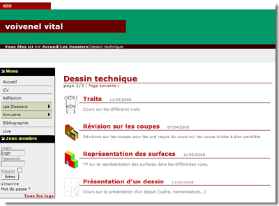 Iufm et Falaise 2007-2008 (Vital)